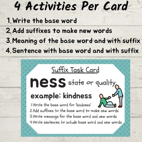 Suffixes Task Cards Preview Page 2 1