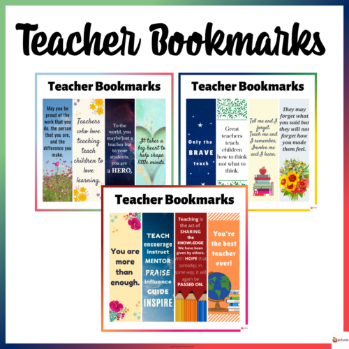 Teacher Bookmarks Bundle Cover Page