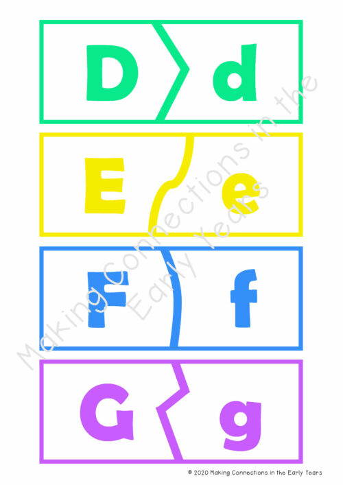Thumbnails Uppercase And Lowercase Letter Match Page 2