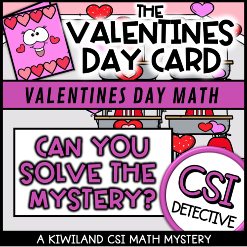 Valentines Day Math Mystery 4
