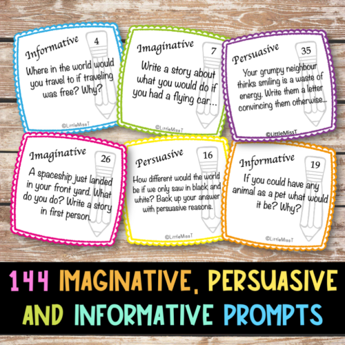 Writing Prompt Informative Imaginative And Persuasive