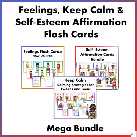 Feelings Keep Calm Self Esteem Mega Bundle Cover Page 1