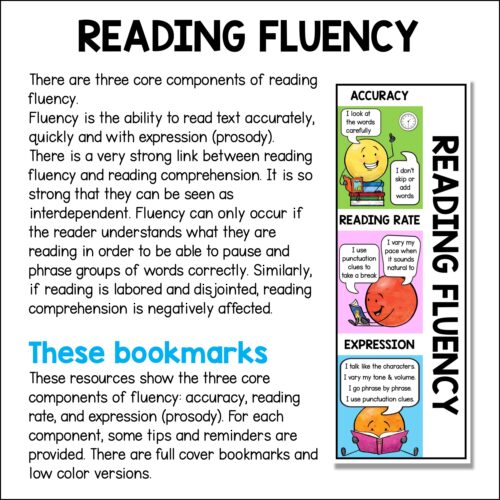 Fluency Bookmarks