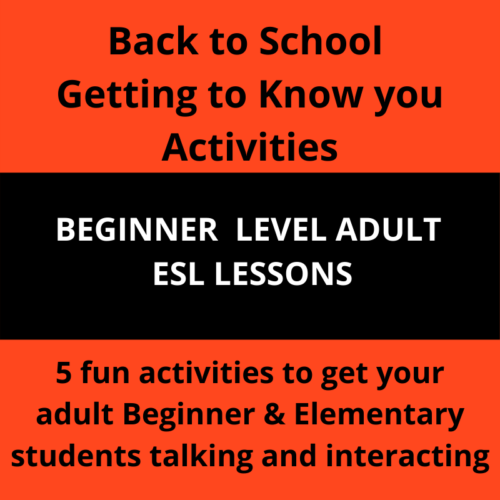 Getting To Know You Activitiestpt 1