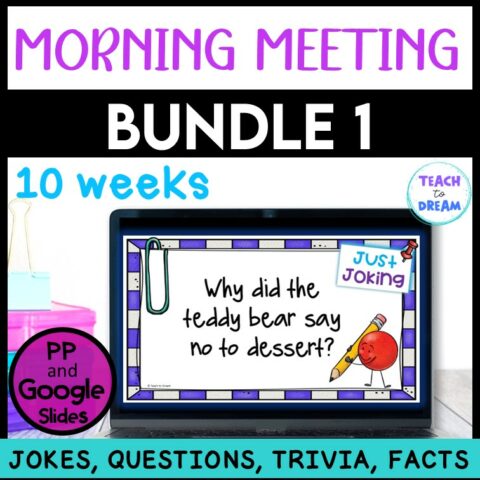Morning Meeting Slides One Cover
