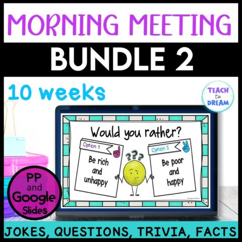 Morning Meeting Slides Two Cover
