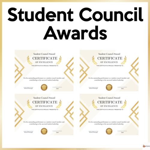 Student Council Awards Cover Page