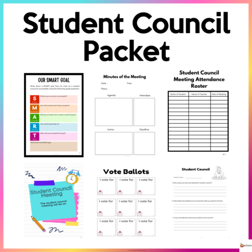 Student Council Packet Cover Page