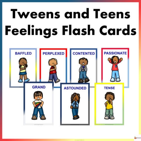Tweens And Teens Feelings Flash Cards
