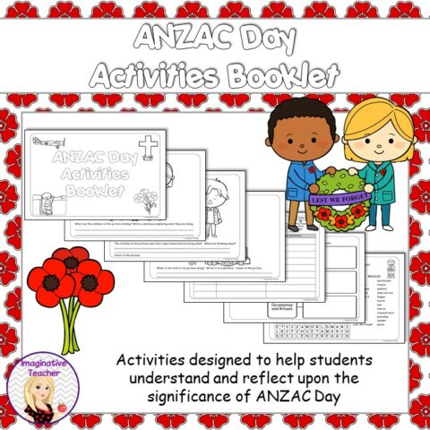 Anzac Activities Booklet Square Cover