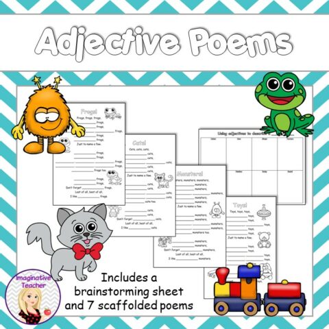 Adjective Poems Square Cover