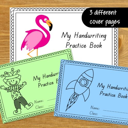 Australian Handwriting Practice Book 1 Qld Beginners Covers