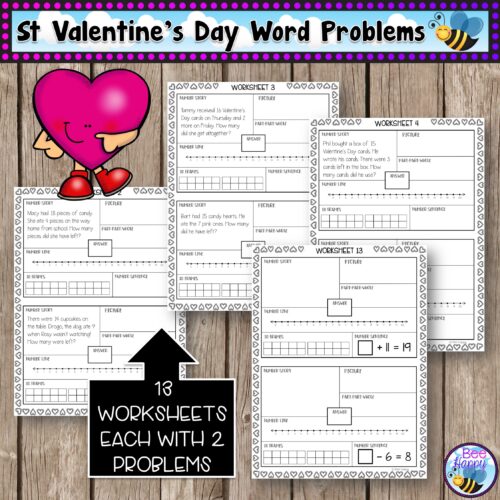 Valentines-Day-Word-Problems-Addition-And-Subtraction-Within-20-Think-Boards