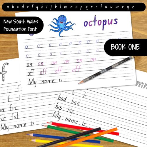 Australian Handwriting Practice Book 1 Nsw Foundation