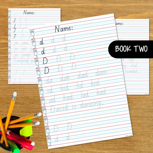 Australian Handwriting Practice Bundle Qld Beginners Book 2