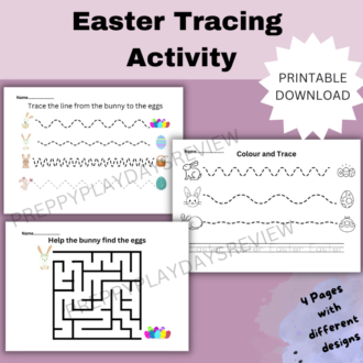 Easter tracing and mazes