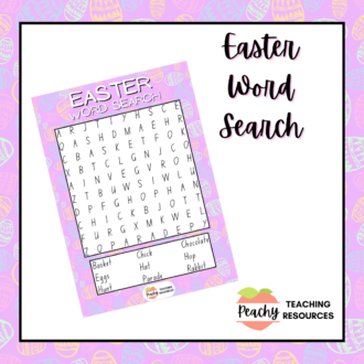 Easter Word Search Product Image