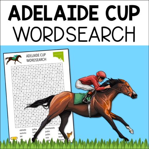 Adelaide Cup Wordsearch