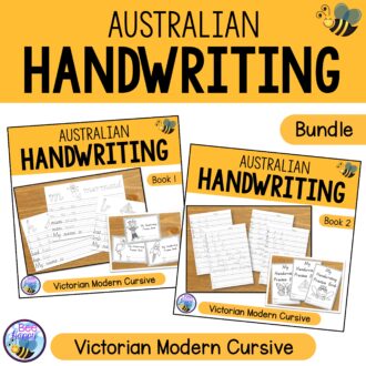 Australian Handwriting Practice Bundle Victorian Modern Cursive