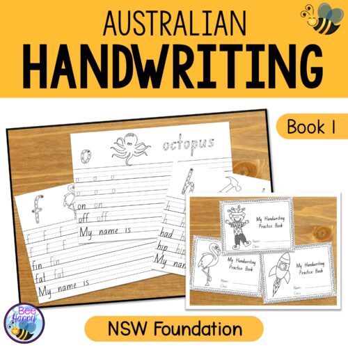 Australian Handwriting Practice Book 1 Nsw Foundation Product Cover