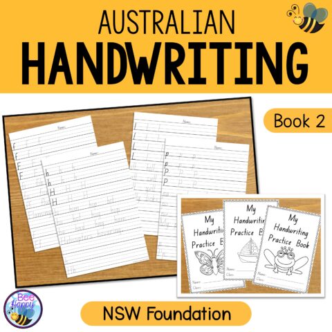 Australian Handwriting Practice Book 2 Nsw Foundation Cover