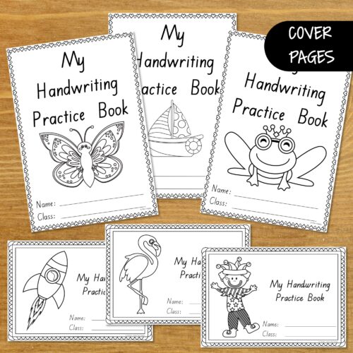 Australian Handwriting Bundle Sa Beginners Font Booklet Covers Bandw
