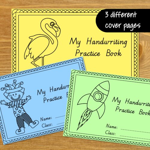 Australian Handwriting Practice Book 1 Victorian Modern Cursive Booklet Covers