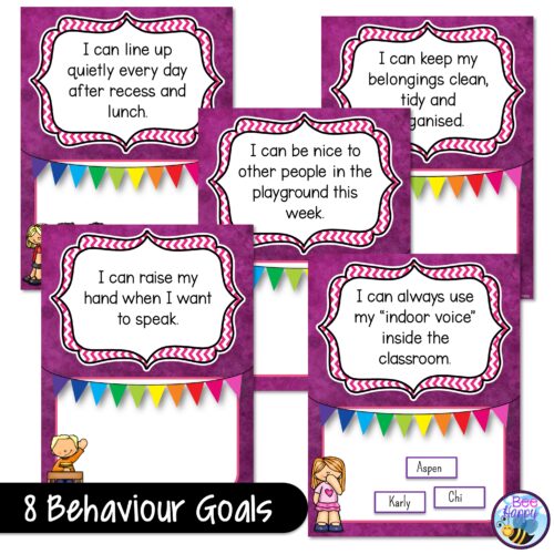 Behaviour Goal Setting Posters