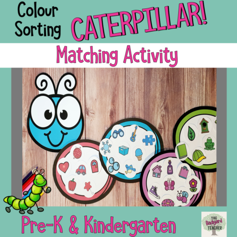 Caterpillar Colour Sorting And Matching Activity 1
