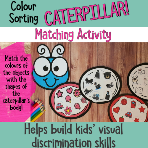 Caterpillar Colour Sorting And Matching Activity 2