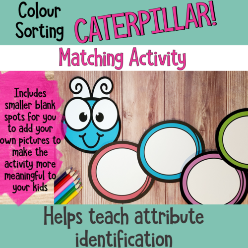 Caterpillar Colour Sorting And Matching Activity 3