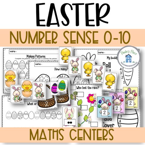 Easter Math Centers Sq