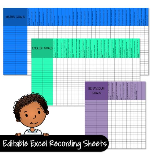 Editable Excel Recording Sheets