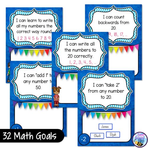 Maths Goal Setting Posters
