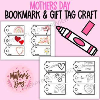 mothers day bookmark and tags preview update