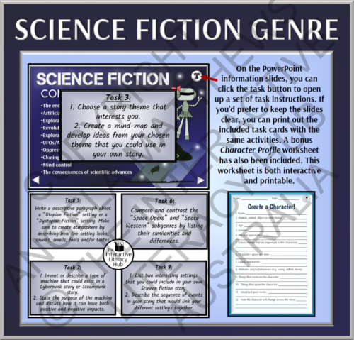 Science Fiction Task Cards