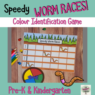 speedy worm races colour identification game 1