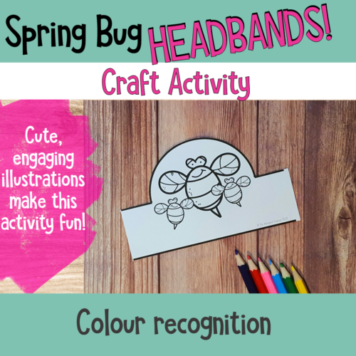Spring Bug Headbands Craft Activity 3