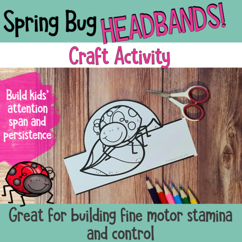 Spring Bug Headbands Craft Activity 4