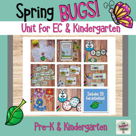 Spring Bugs Unit For Pre K And Kindergarten 1
