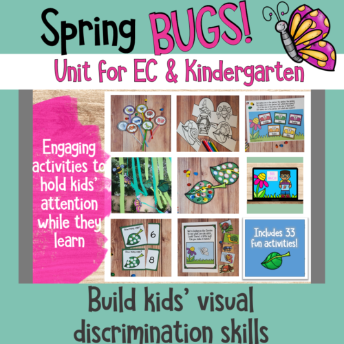 Spring Bugs Unit For Pre K And Kindergarten 2