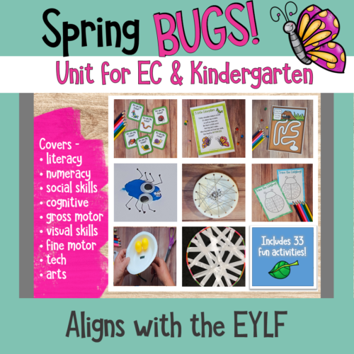 Spring Bugs Unit For Pre K And Kindergarten 4