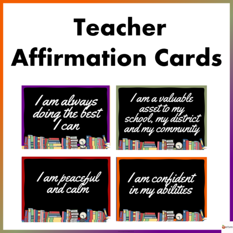 Teacher Affirmation Card 7 Cover Page