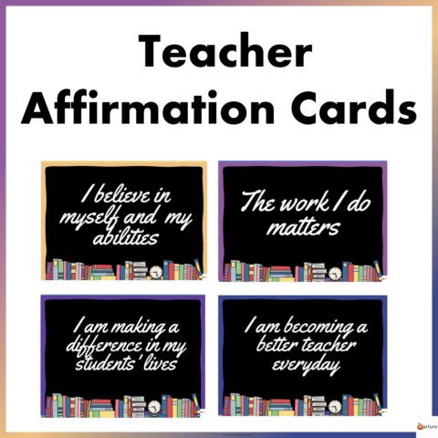 Teacher Affirmation Cards Cover Page 6