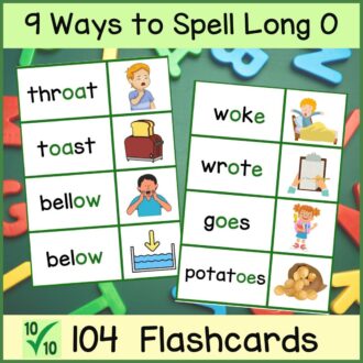 Flashcards Long O Cover