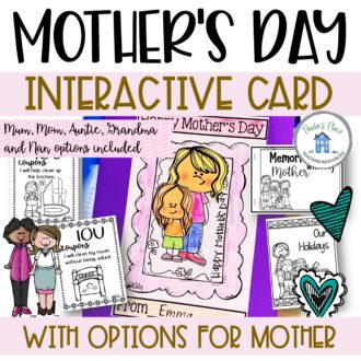 mothers day interactive card