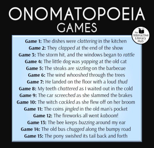 Onomatopoeia List