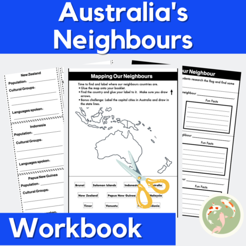 Australia'S Neighbours Worksheets