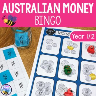 Australian Money Bingo Counting Coins Cover