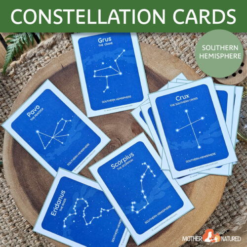 Southern Hemisphere Constellation Cards